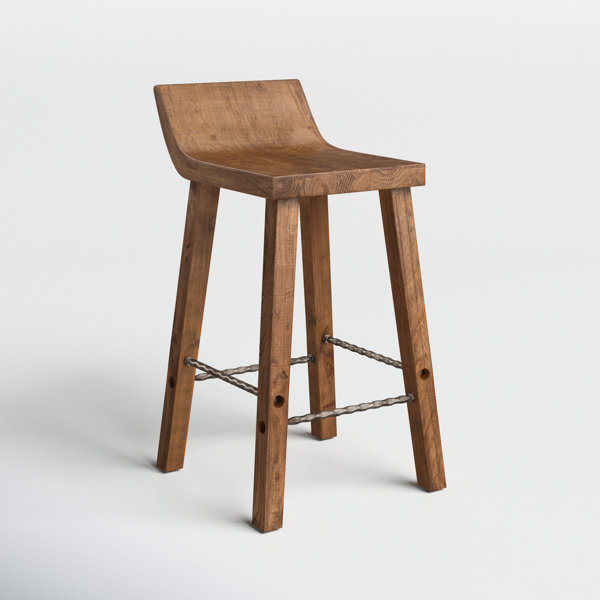 Fortunata solid wood outlet bar stool birch lane